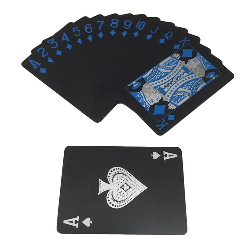 Black Color Poker Card Sets