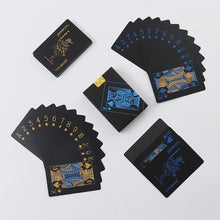 Load image into Gallery viewer, Black Plastic Magic Playing Cards