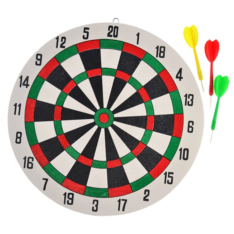 Double sided Dart Board & Darts Game Set